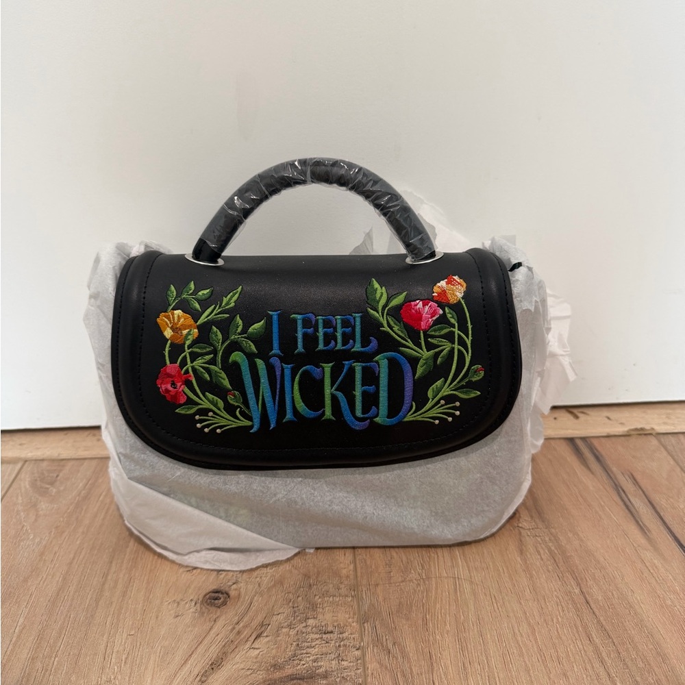 Loungefly Embroidered 'I Feel Wicked' Bag - Picture 4 of 5